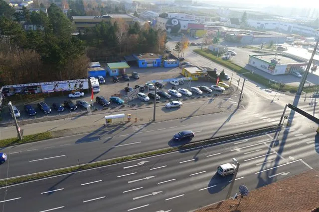 Luftaufnahme des Autowerk-Geländes in Linz